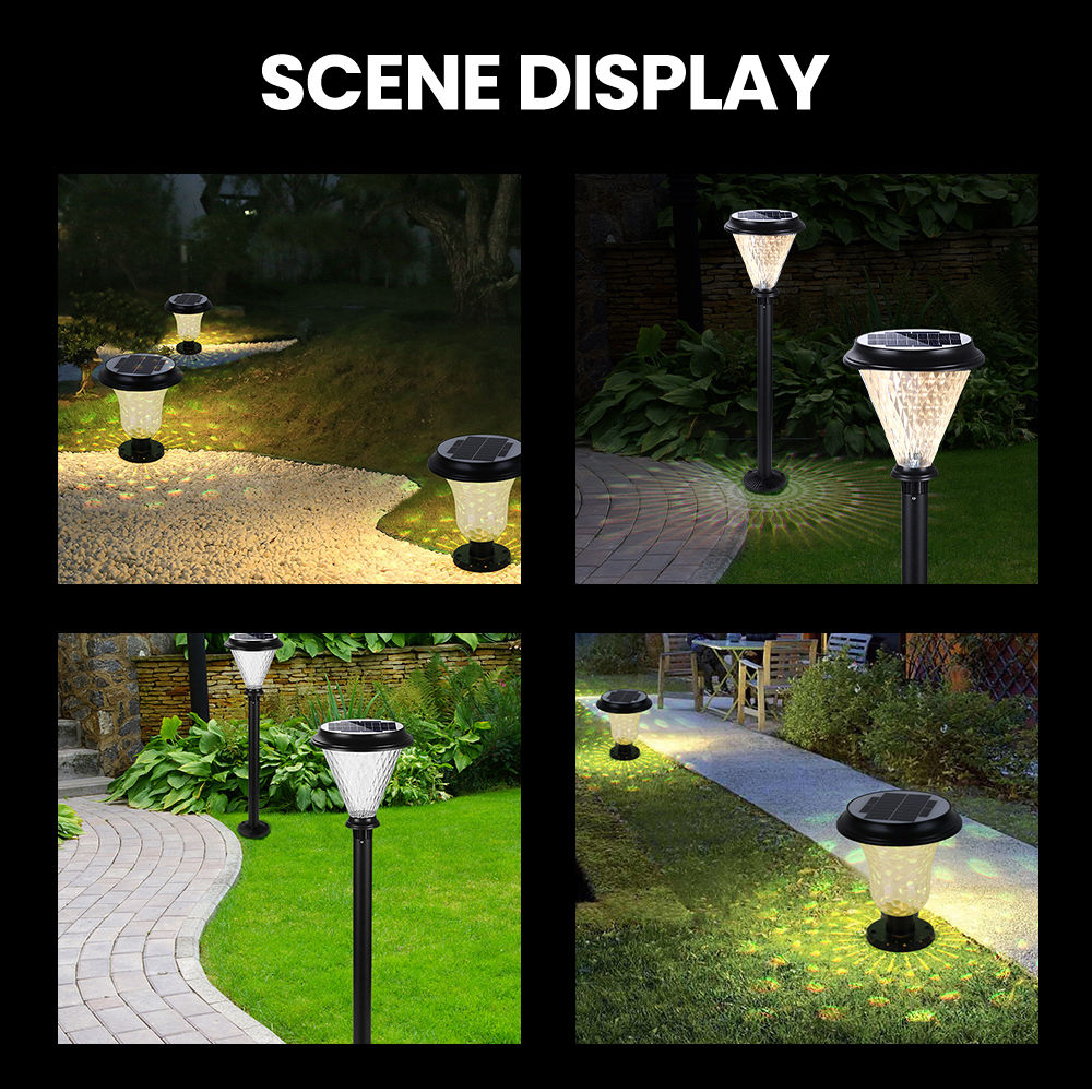 garden solar lamp portable solar power lamp solar powered ground lights outdoor solar led light waterproof (7)